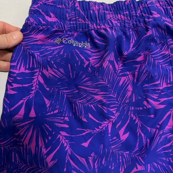 EUC Columbia sportswear purple pink shorts activewear fitness sz S - Picture 9 of 10